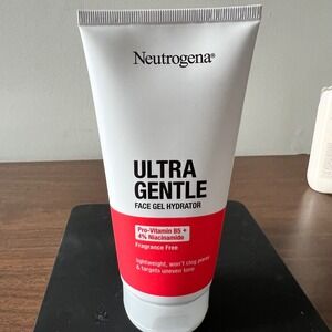 Neutrogena Ultra Gentle Face Gel Hydrator 4% Niacinamide Pro-Vitamin B5 5oz Tube
